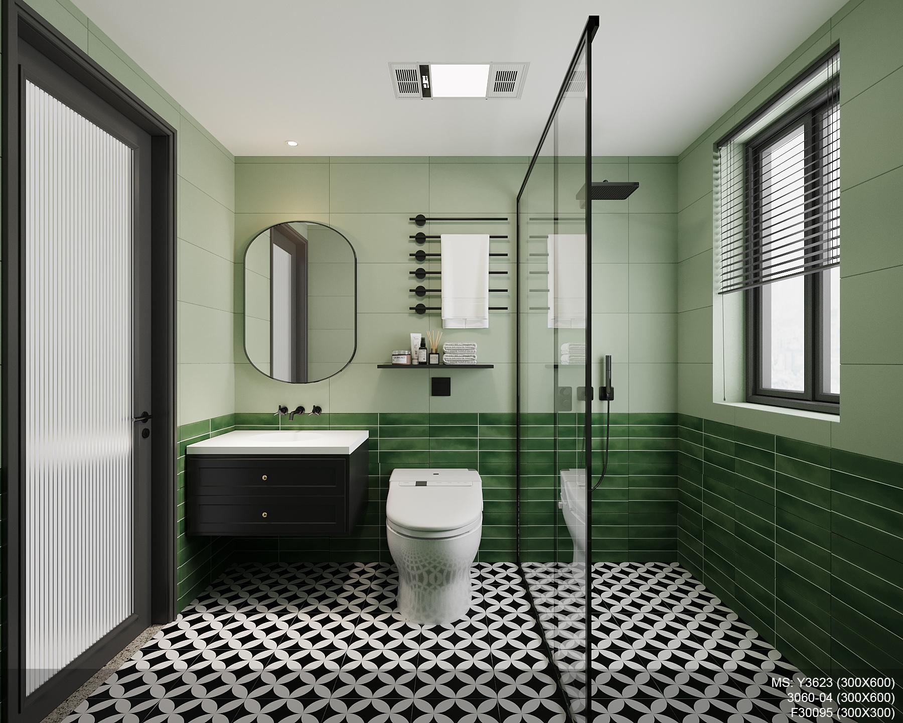 Gạch ốp tường giả thẻ 30x60cm bóng NHC812