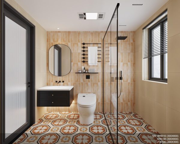Gạch ốp tường giả thẻ 30x60cm men bóng mã NHC809