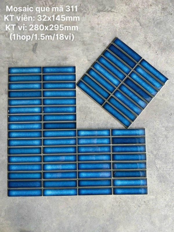 Gạch Mosaic que đũa mã 311