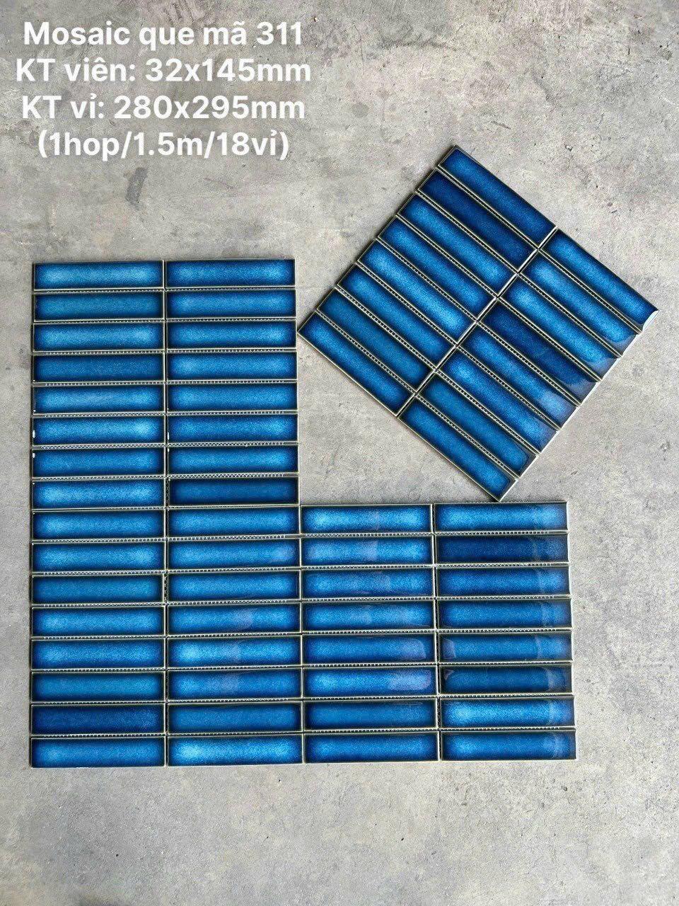 Gạch Mosaic que đũa mã 311
