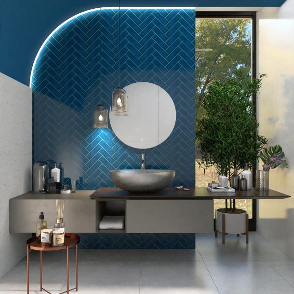 Gạch thẻ Porcelain men rạn KT 60x200mm mã MBL60218