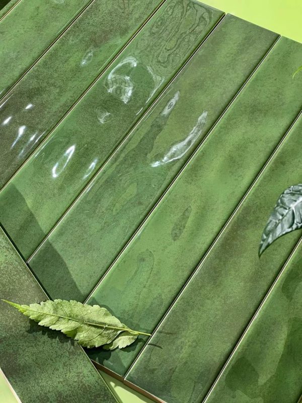 Gạch thẻ Porcelain bóng phẳng KT 60x400mm mã M604T12