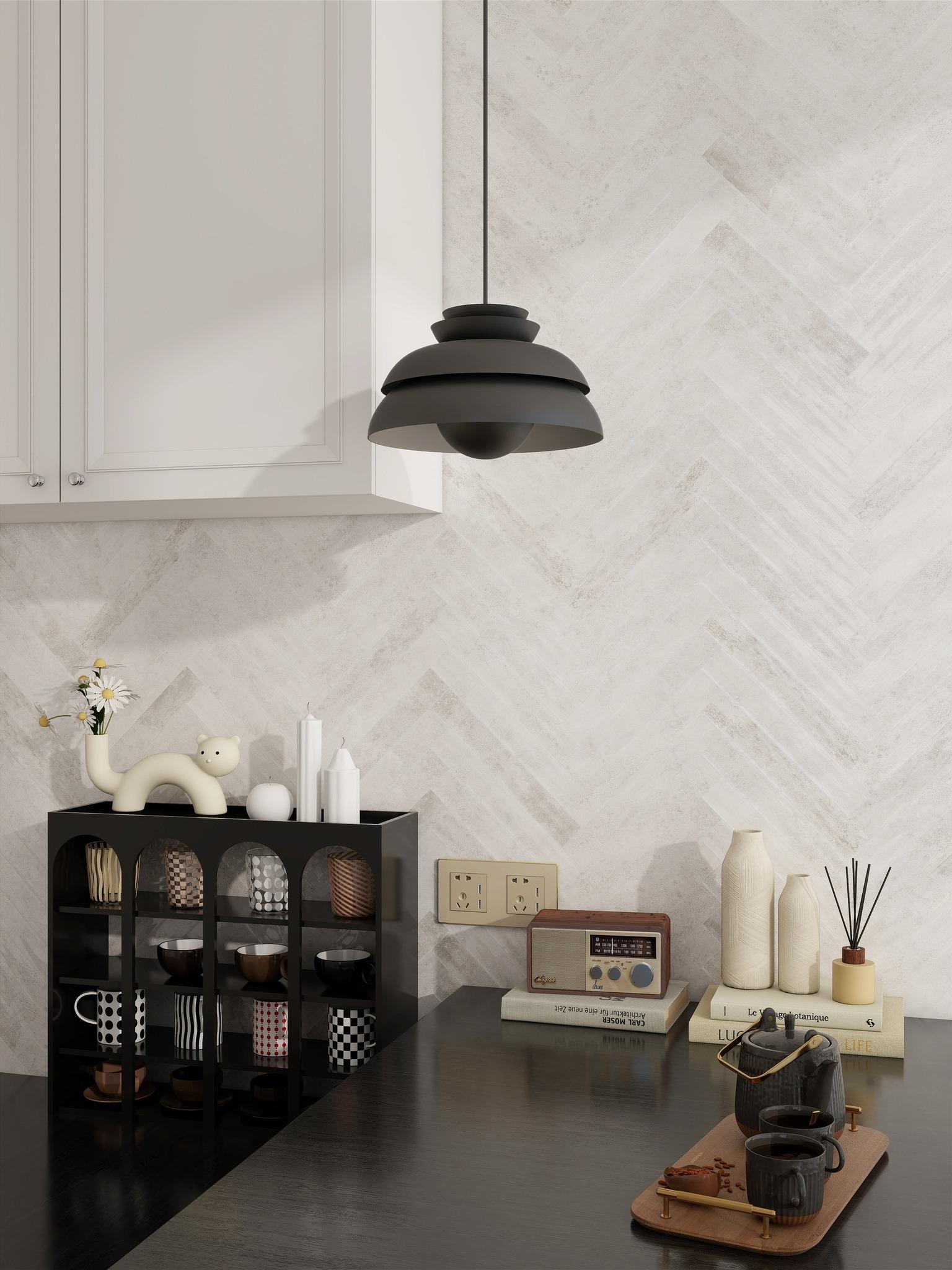 Gạch thẻ Porcelain bóng phẳng KT 60x400mm mã M604T00