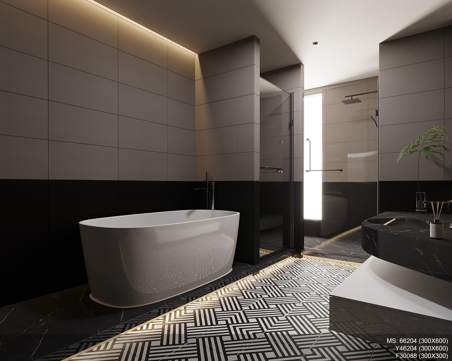 Gạch ốp tường 30x60cm men matt đơn sắc