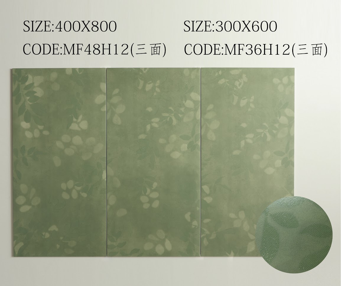 Gạch ốp tường họa tiết hoa 40x80cm mã MF48H12