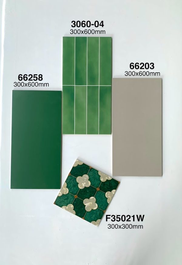 Gạch ốp tường 30x60cm men matt đơn sắc