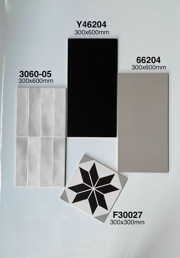 Gạch ốp tường 30x60cm men matt đơn sắc