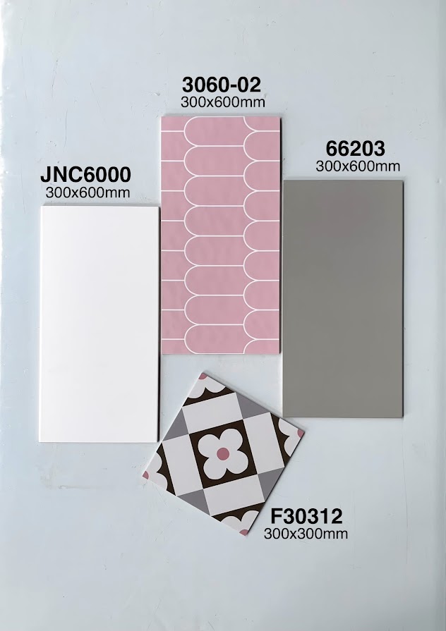 Gạch ốp tường 30x60cm men matt đơn sắc