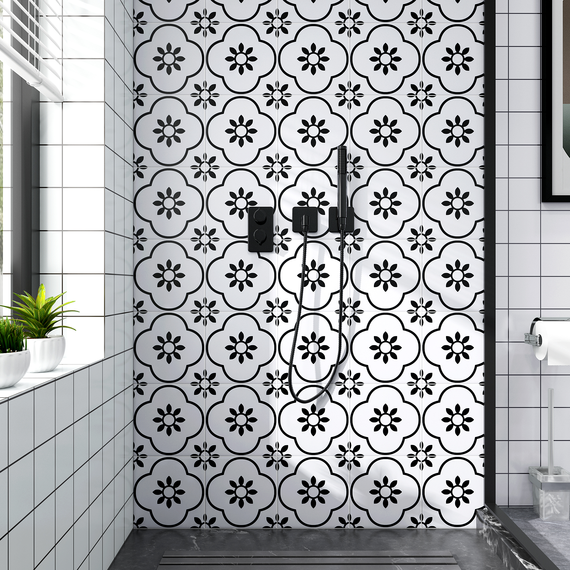 Gạch bông 200x200mm mã F2086