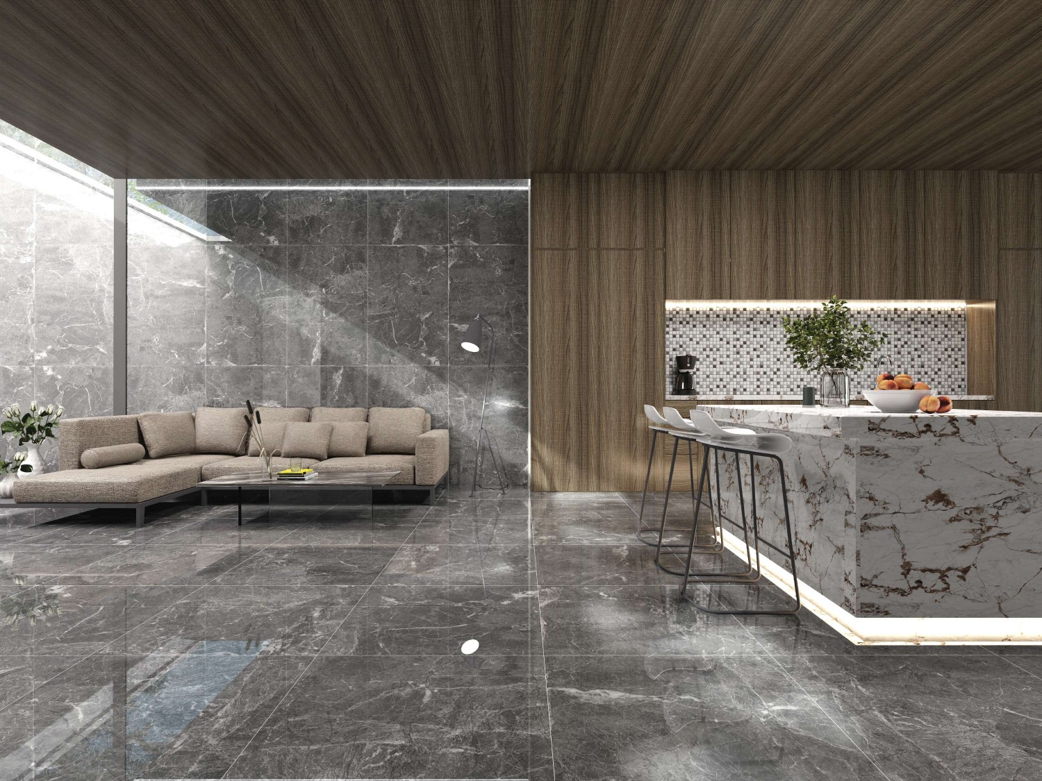 Gạch khổ lớn 800x800cm mã C61SG906
