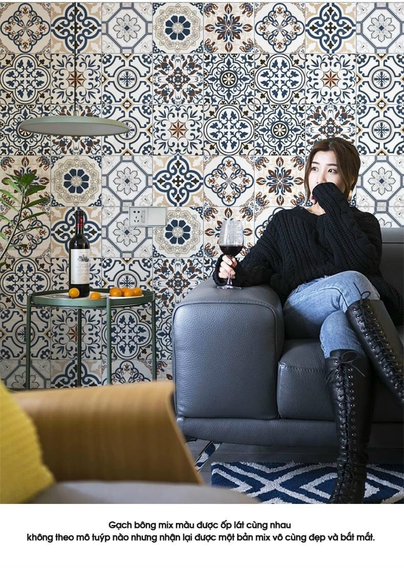 Gạch bông 200x200mm mã 20109