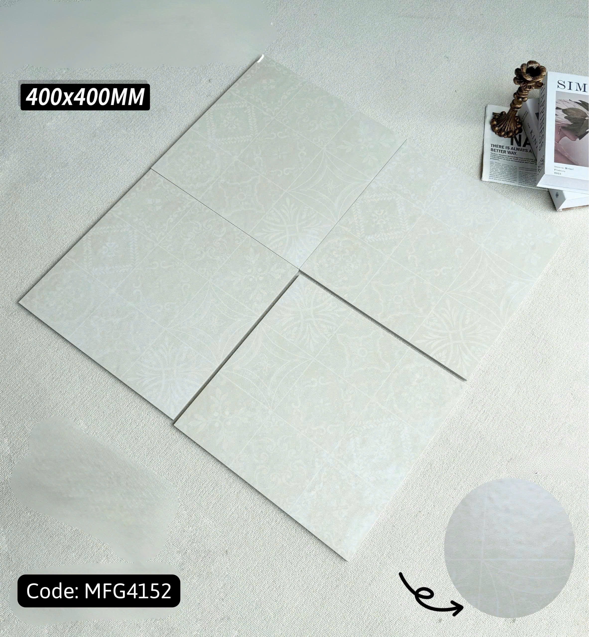Gạch bông 400x400mm mã MFG4152