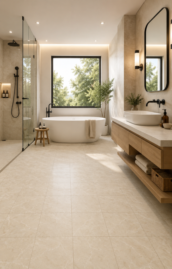Gạch Granite Full Body Màu Kem Vân Đá Lát Nền Taicera G38622 30x30