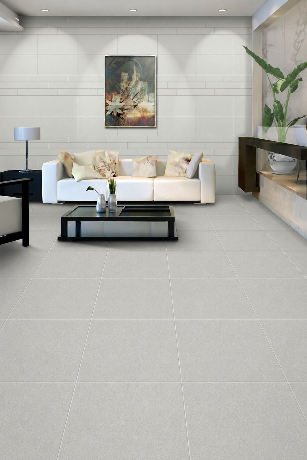 Gạch Granite Màu Xám Nhạt Men Matt Lát Nền Taicera G38025 30x30
