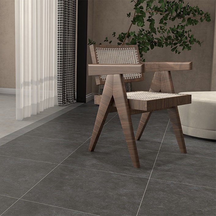 Gạch Granite Taicera Đen Graphite Ốp Lát Vân Đá Vuông GP68227