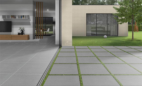 Gạch lát nền Taicera màu xám vân xi măng G68528DD 60x60cm dày 20mm