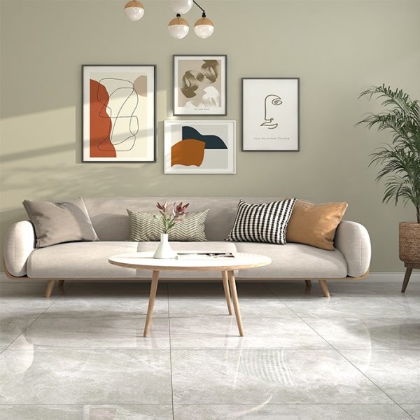 Gạch Taicera GP68258 màu xám nhạt vân đá tự nhiên 60x60 cm