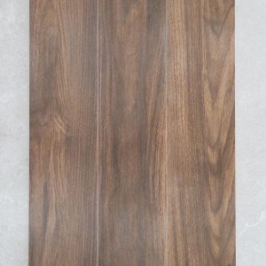 Gạch giả gỗ KL-15908 15x90 cm màu nâu đậm vân óc chó