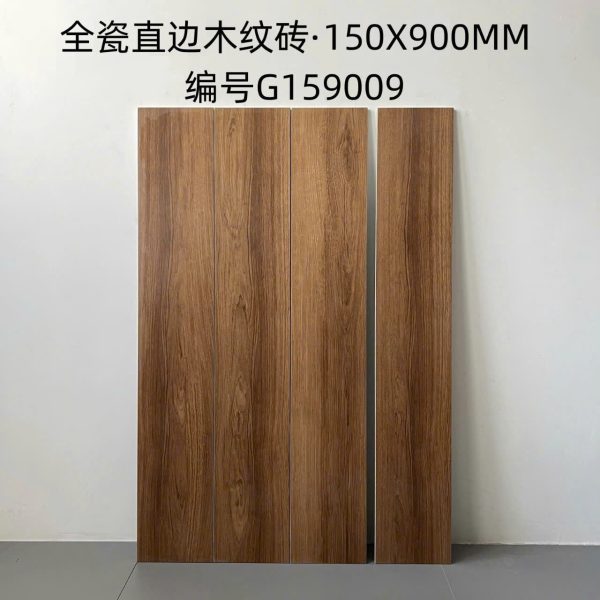 Gạch giả gỗ G159009 15x90 cm màu nâu ấm vân tự nhiên
