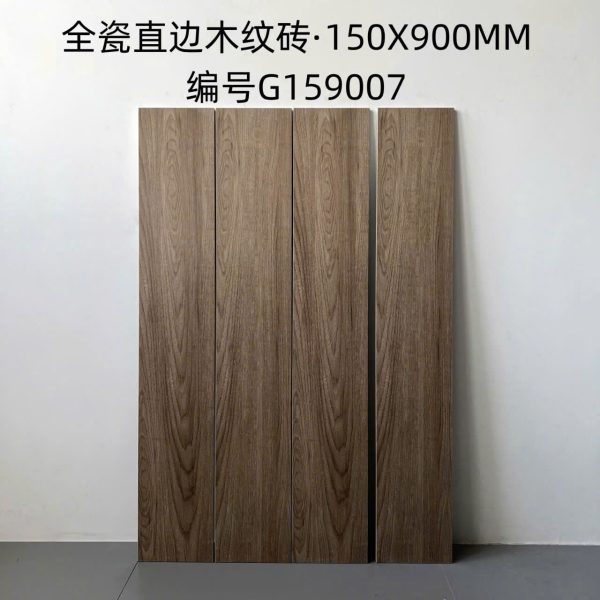 Gạch giả gỗ G159007 15x90 cm màu nâu xám tự nhiên