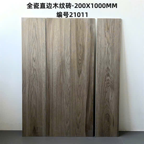 Gạch giả gỗ G21011 20x100 cm màu nâu xám trầm sang trọng